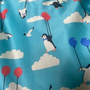 Lindy Bop dress RARE Penguin Puffin Balloon Print US6